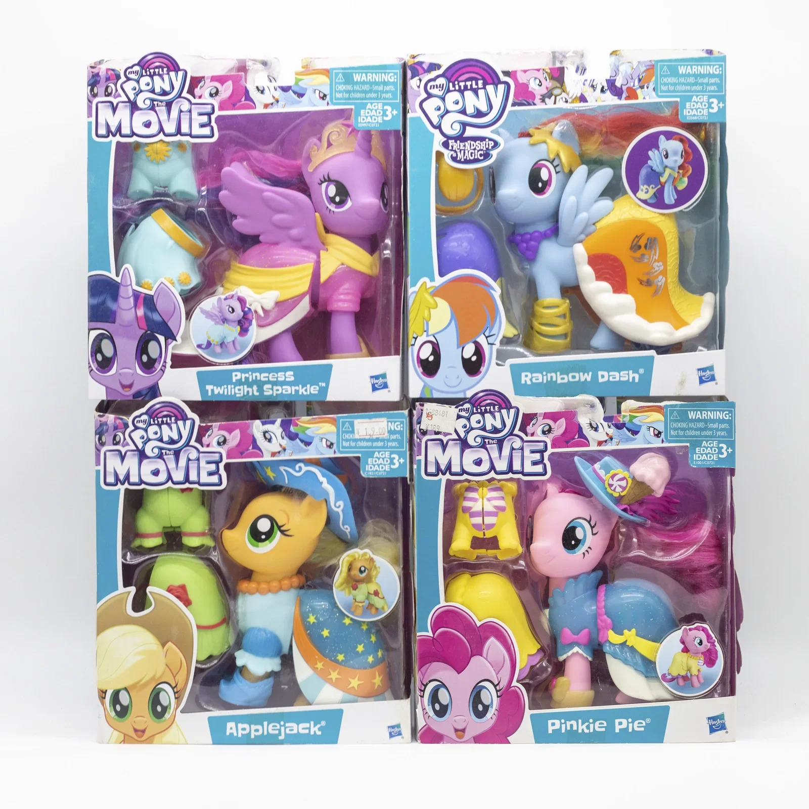 Hasbro-figura de Anime Original My Little Pony, AppleJack Fluttershy Rarity, serie fuera de impresión, modelo de colección, juguete para regalo