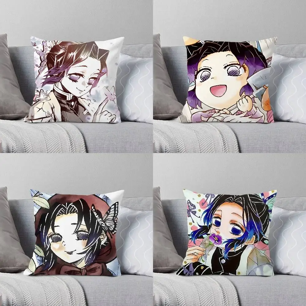 

Cute S-Shinobus K-Kochos Pillow Case Cushion Cover Soft Cute Throw Pillow Case For Car Sofa Pillowcase Polyester With