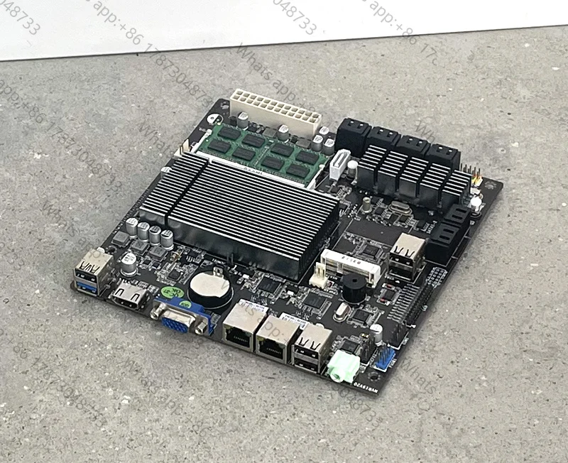 Used J1900/B75K9-ETH control main board NAS Hei Synhui network storage multi-hard disk server
