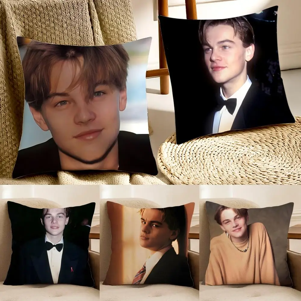 

Fashion L-Leonardo DiCaprio Cushion Cover Pillowcase Anti-dustmite living Room Sofa Decor Cushion Room