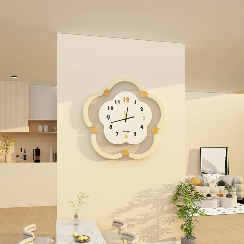 

Stylish Living Room Unusual Wall Clock Hall Silent Luxury Kitchen Creative Nordic Wall Clock Modern Horloge Murale Room Decor