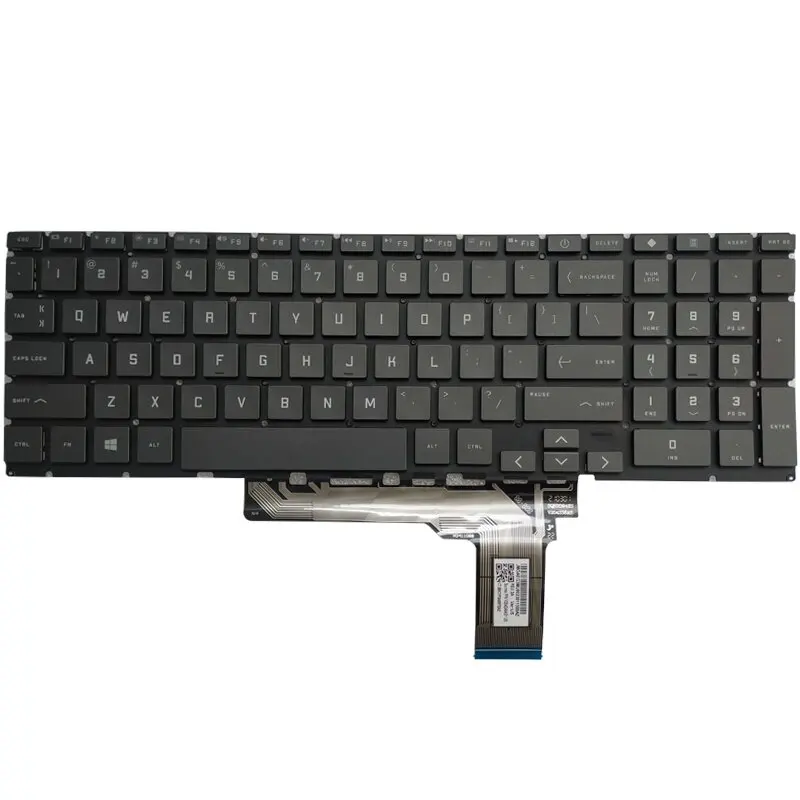 New US/Spanish Keyboard For HP Victus TPN-Q263 16-E 16-e0078ur 16-D 16-D0013dx 16-D0030 16T-D000 English Black