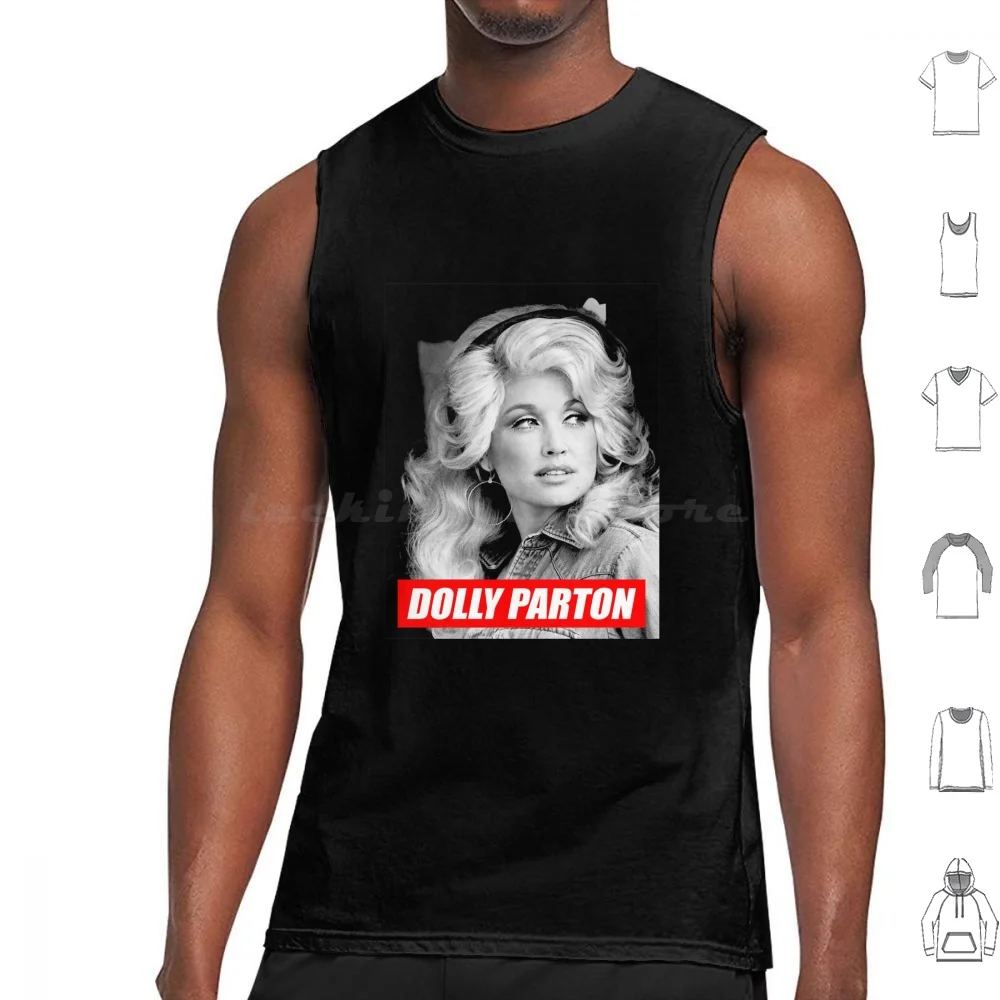 Retro Image Name Dolly Gift Parton's Fans And Lovers Tank Tops Vest Sleeveless Retro Image Name Dolly Partons Fans And Lovers