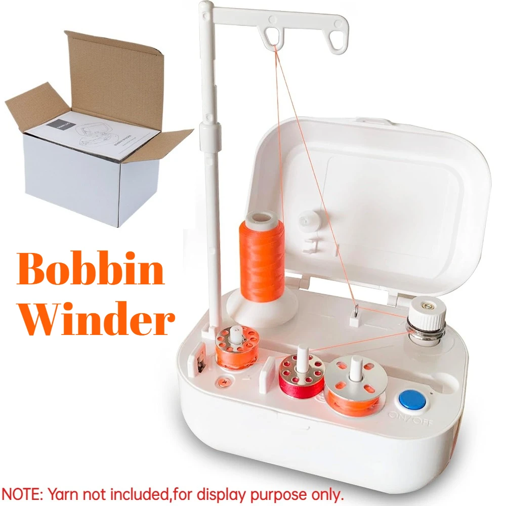 

Компактная автоматическая электрическая намоточная машина для бобин с портом USB-C, совместимая со всеми основными типами бобин, включая типы A, M, L и другие.