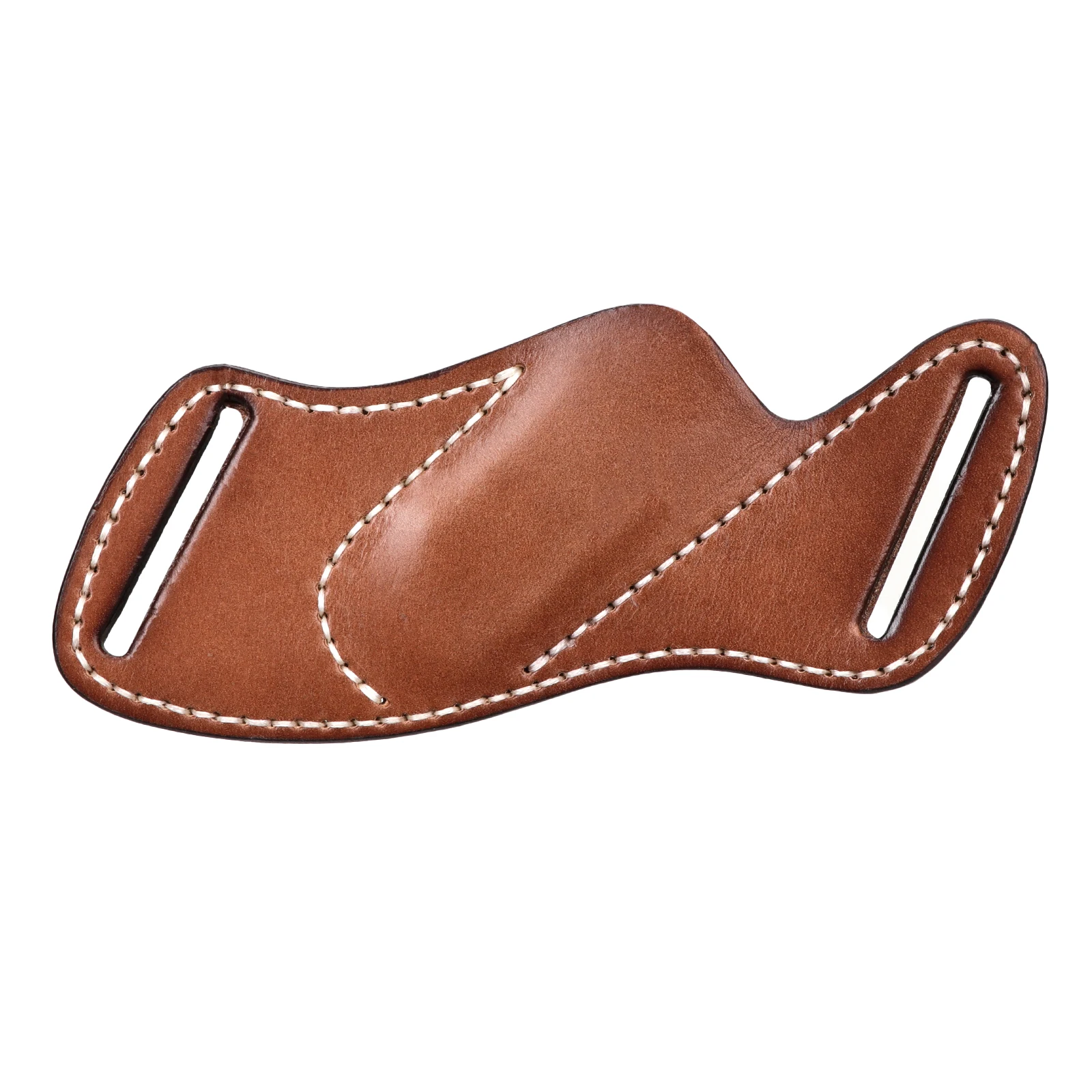 Tourbon Leather Folding Blade Knife Sheath EDC Pocket for Mini Knife Multitool Waist Pouch EDC Case for Belt (without knives)