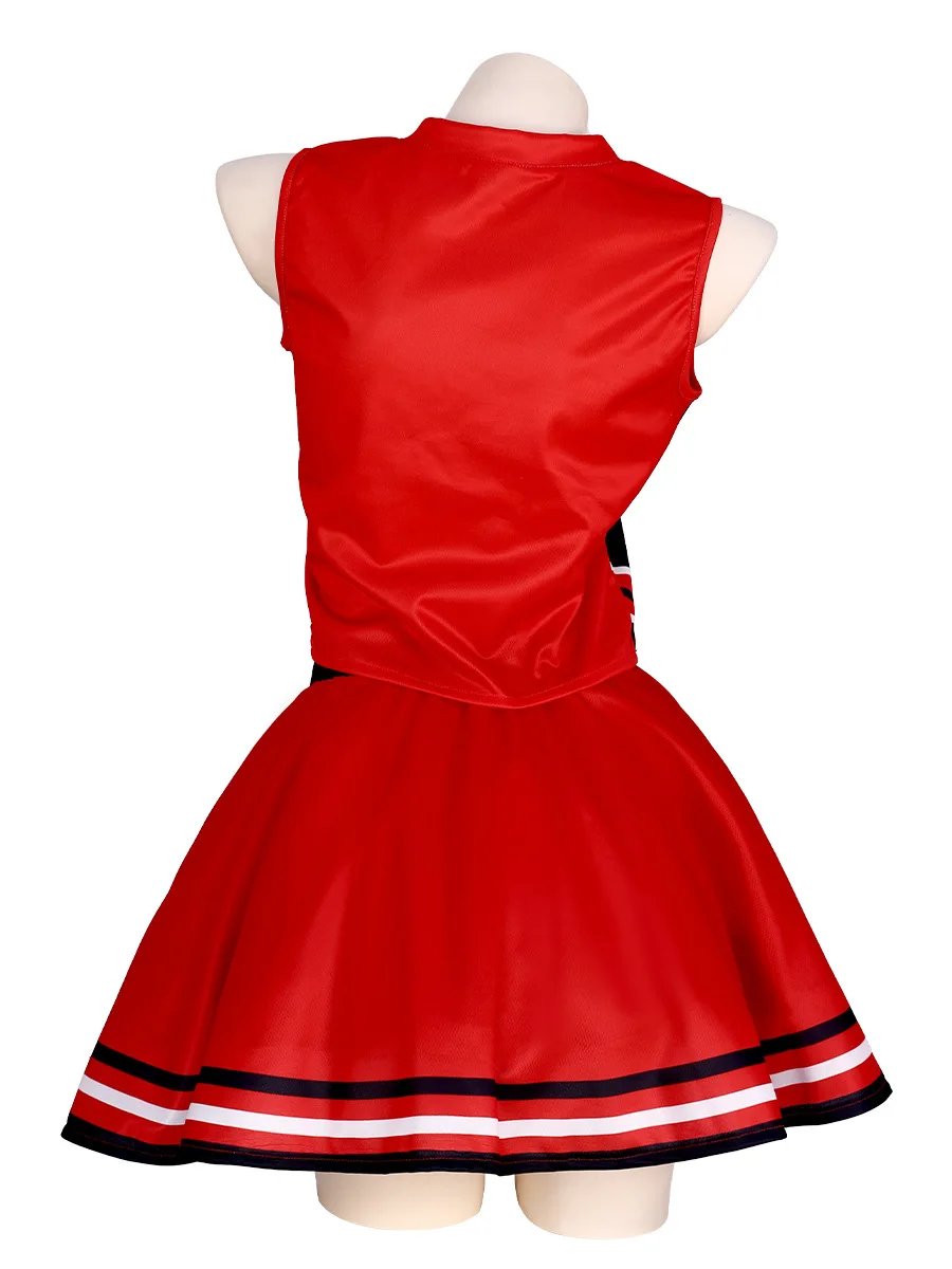 Takerlama RCH مطبوعة المشجع موحدة جلب على تأثيري المرأة فستان بتصميم حالم تانك القمم تنورة صغيرة هالوين زي الملابس #5