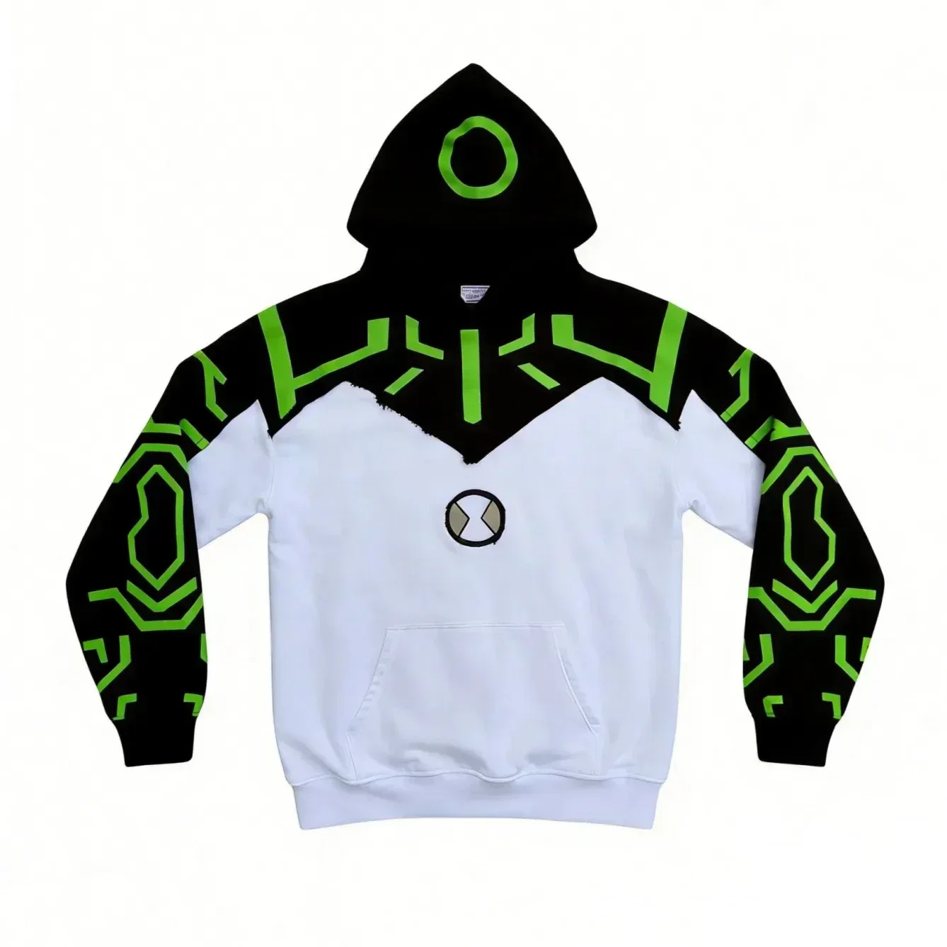 Upgrade Alien Patchwork Embroider Hoodies Women Casual Sweatshirt American Streetwear Comic Convention Unisex Anime Hoodie