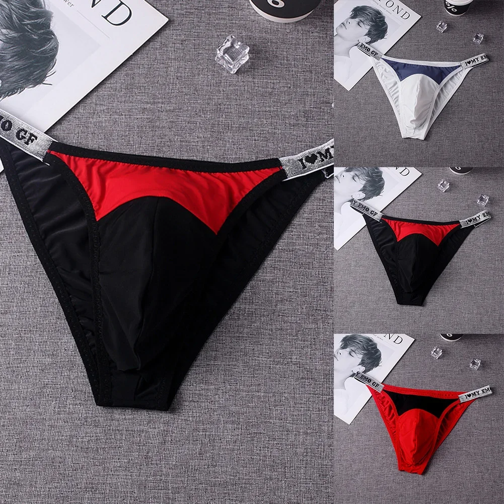 

Mens Sexy Underwear Seamless Briefs Low Waist Lingerie Gay Sissy Bulge Pouch Panties Breathable Trunks Ultra-Thin Underpants