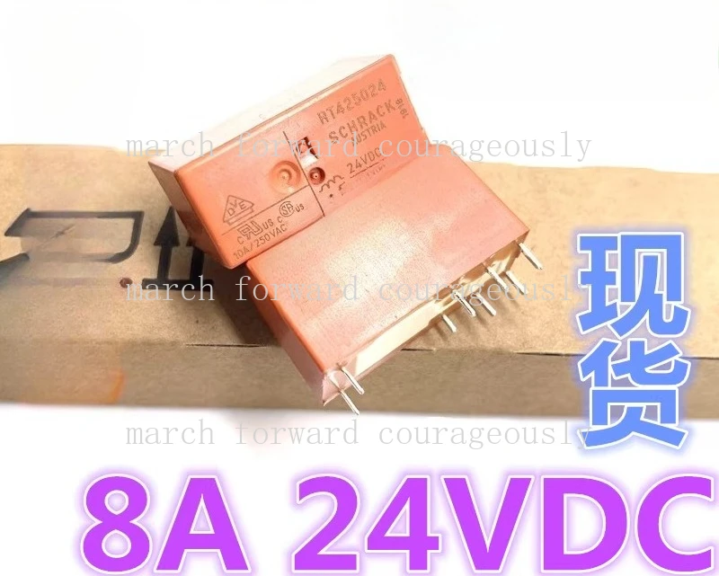 

Brand new original RT425024 for Tyco 8A double-pole double-throw 8-pin 24VDC RTE25024