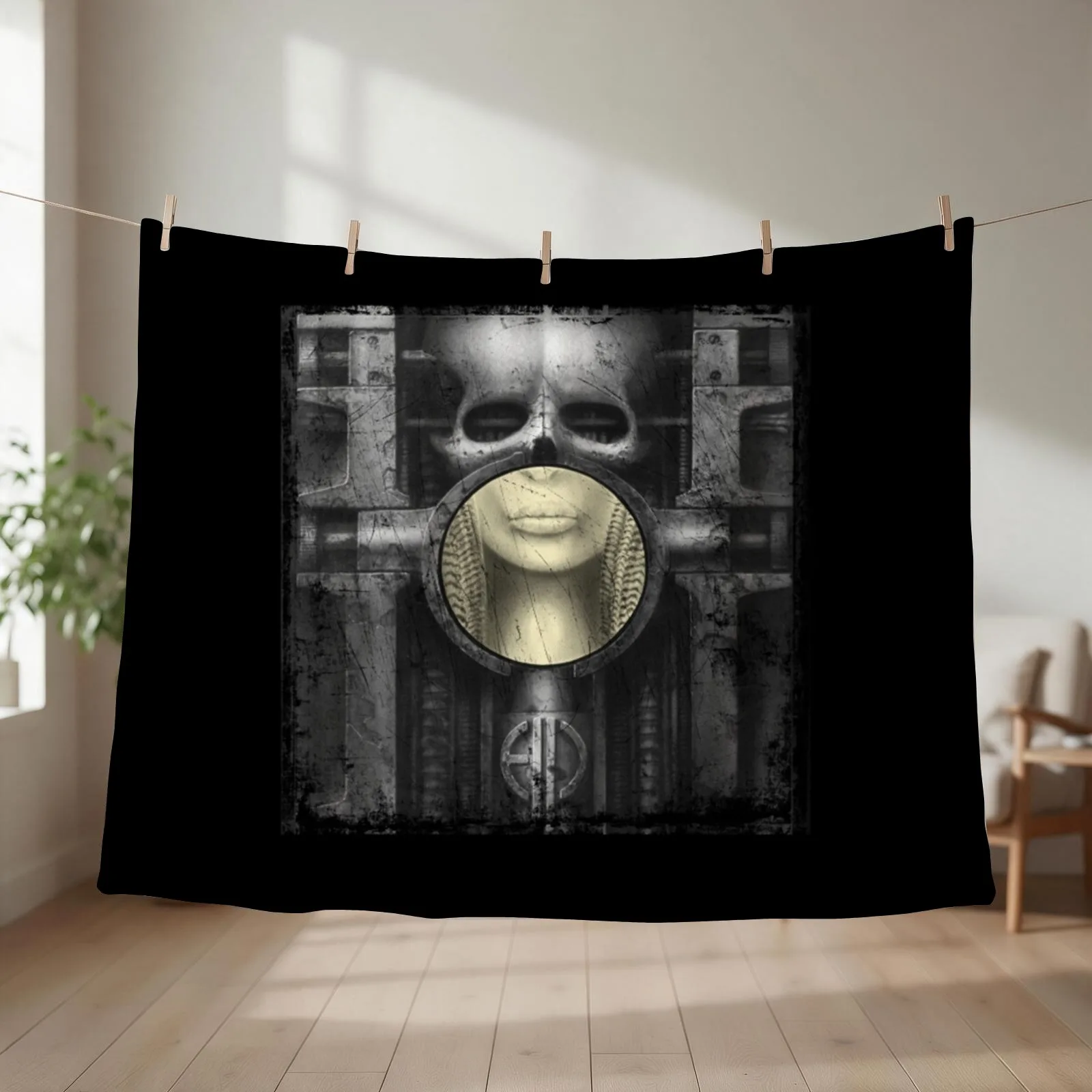 Elp T-ShirtBrain Salad Surgery Throw Blanket couch cozy soft plush fuzzy picnic outdoor blanket
