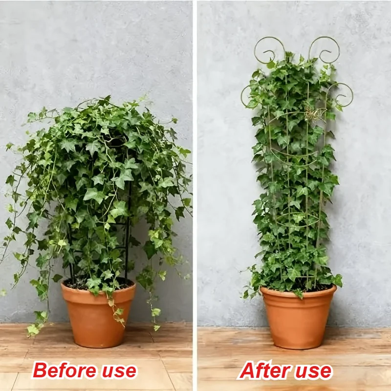 1 PCS Indoor Plant Plastic Garden Stand, Small Climbing Leaf-Shaped Stand, Suitable Plants Such Pothos, Hoya, Monstera,Ivy,Etc.