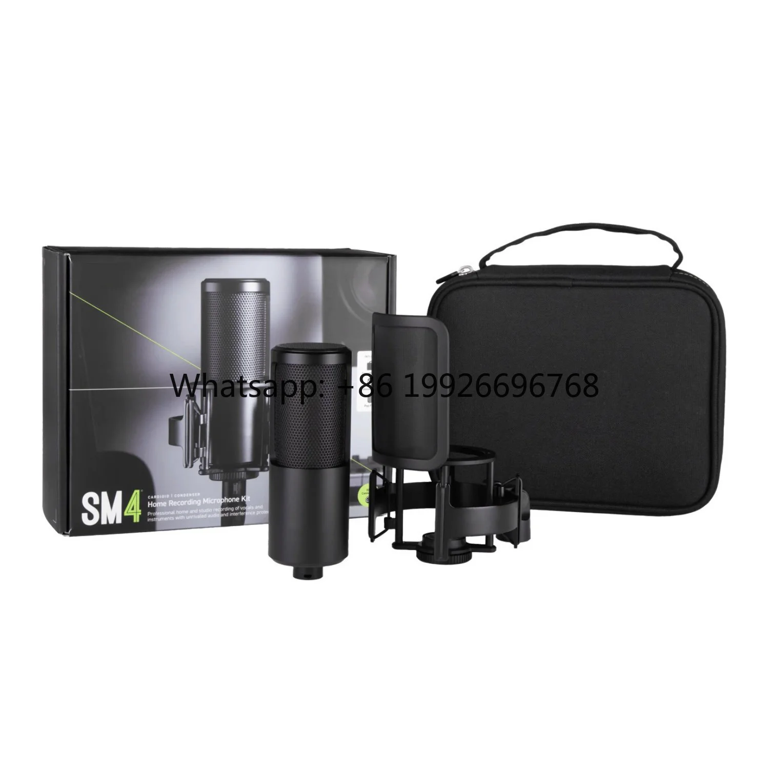 SM4 Recording Microphone Capture Professional Recordings of Vocal Instrument with Mix-ready Audio Interference protection