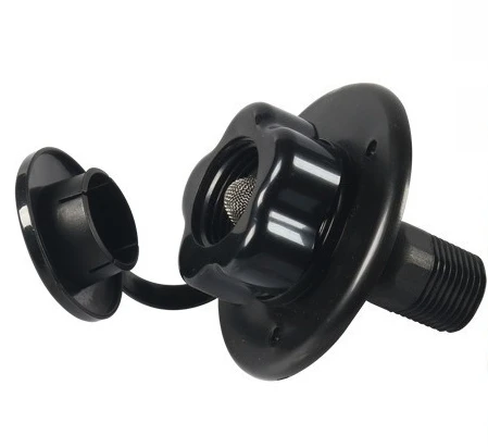 RV Water Fill Inlet Cap Built-in Check Valve Water Tank Hatch Cover Retrofit Accessories for Camper Caravan Yacht Marine