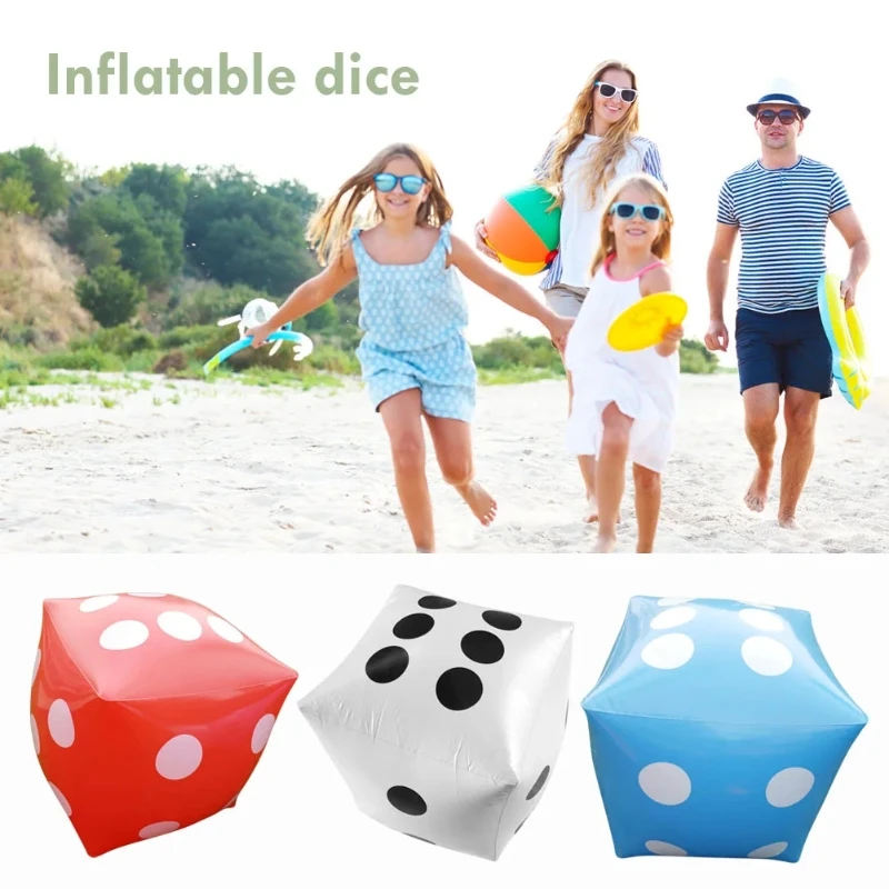 Interesting Inflatable Balloon Dice Blow-Up Cube Big Dice Toy Party Activities Supplies Indoor And Outdoor Sports And Game Toys