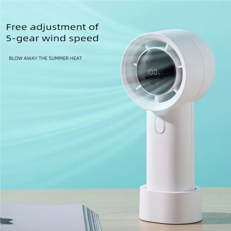 

Handheld Small Fan USB Charging 2000mAh Battery Operated Mini Air Cooling Fan Outdoor Portable Wireless Hand Ventilator Fan