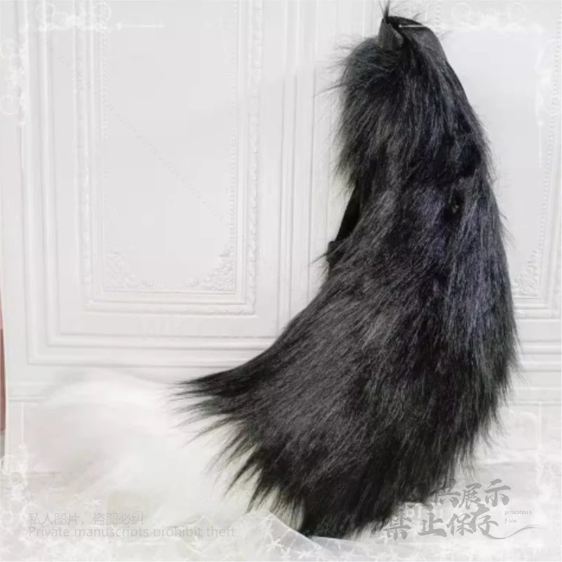 Anime Animal Fursuit motocicleta accesorios decorativos cola rendimiento Prop hecho a mano 9 estilos gato simulación cola de zorro Accesorios