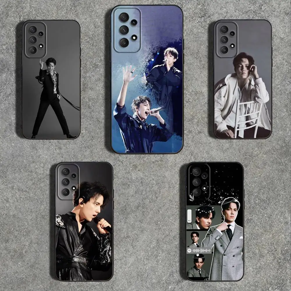 D-DimashS QudaibergenS Funda de teléfono para Samsung Galaxy A73,31,32,72,41,53,52,71,22,5G,Nota,J7,8,9 Funda negra suave