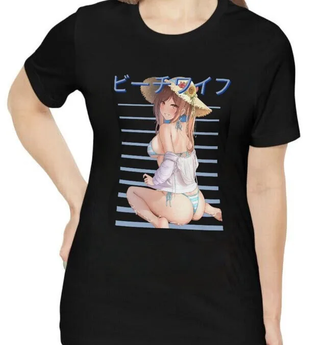 

Ecchi Girl Hentai Japanese t shirt - Waifu shirt - Japan Manga - 90s Anime Lover