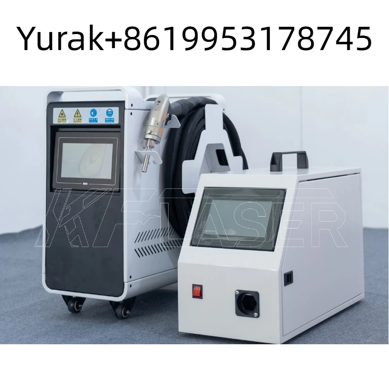 آلة لحام ليزر محمولة تبريد الهواء 1200 واط آلة لحام ألياف الليزر لحام الألومنيوم والنحاس #3