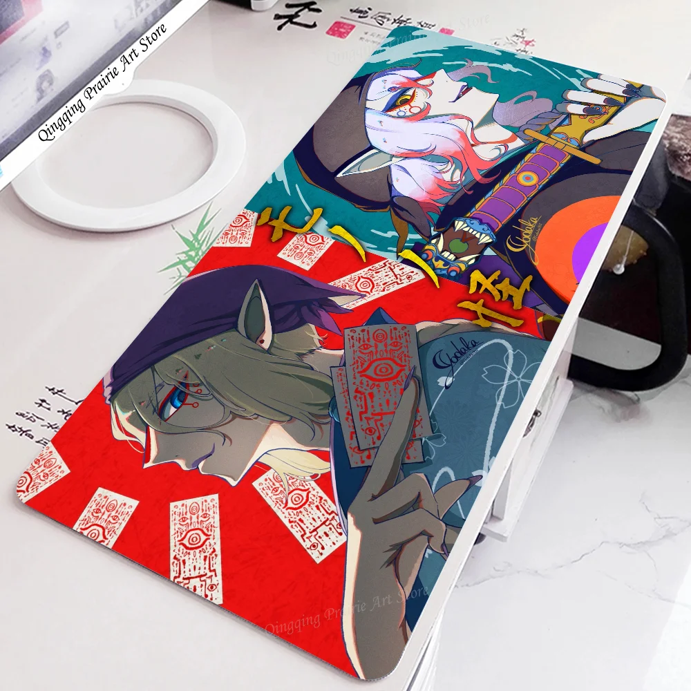 1pc Mononoke Anime Mousepad Mouse Mat Desk Mat With Pad Gaming Accessories Prime Gaming XXL Keyboard Pad Padding Mat