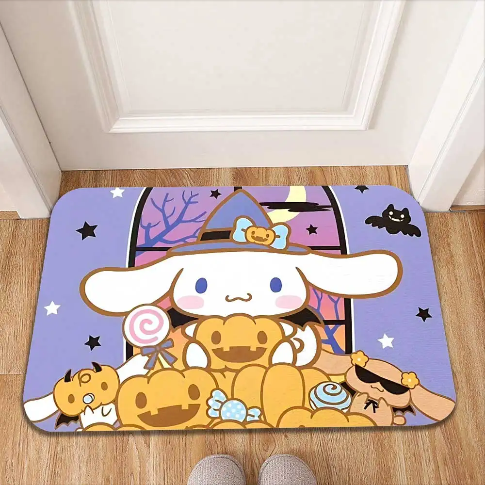 

Halloween Cinnamorolls Bath Mats Bedrooom Carpet Non-slip Mat Area Rug Kitchen Decoration Modern Home Decor Floor Carpets Door