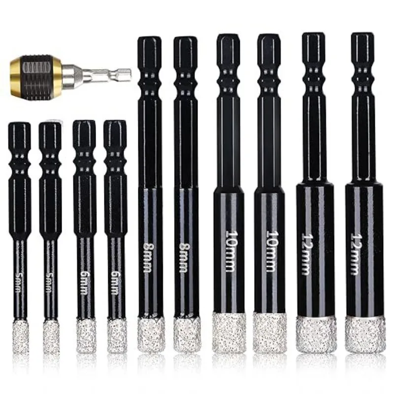 

11PCS Hexagonal Shank Opener + Hexagonal Shank Large Head Pop-up Quick-release Self-locking Adapter