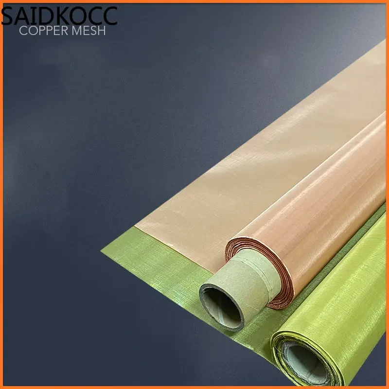 SAIDKOCC 1 Square Meter Woven Copper CU Wire Mesh for Electromagnetic shielding net