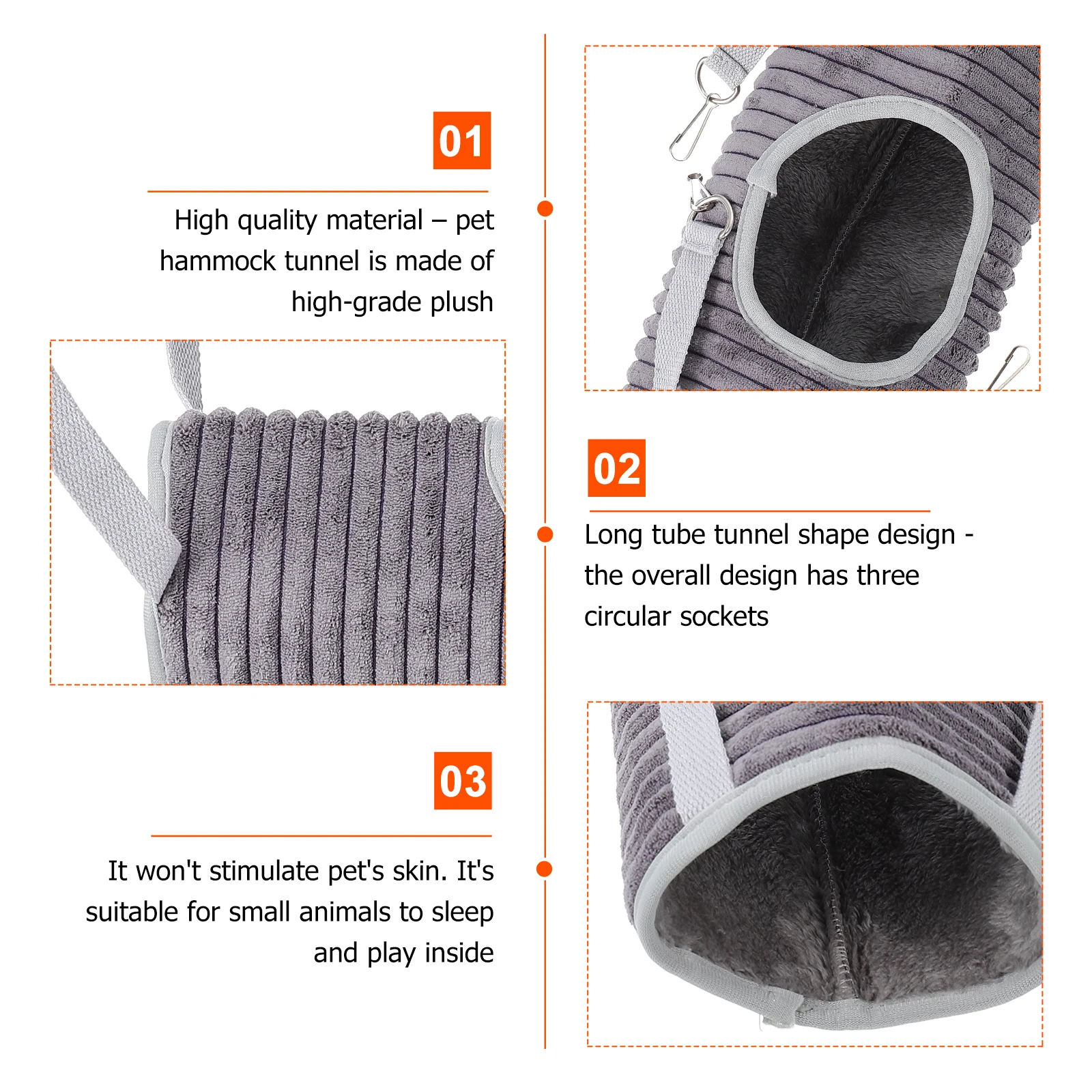 

1Pcs Pet Ferret Hammock Practical Small Animal Hanging Nest Cozy Sleep Bed Hamster Mice Pet Ferret Hammock Mice Nest