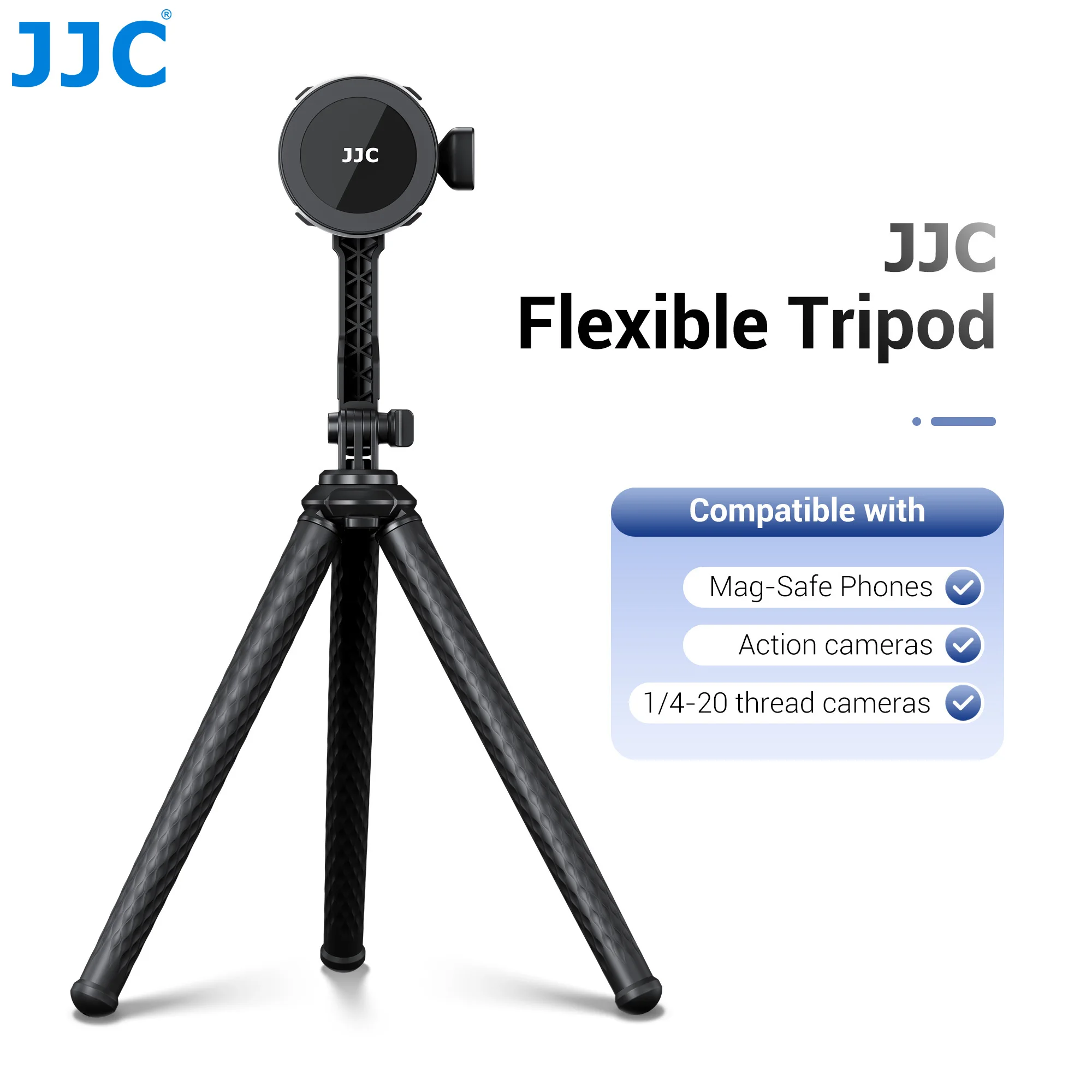 

Магнитный гибкий штатив JJC, быстросъемный штатив для DJI Osmo 360, беговая дорожка, велосипед, мотоцикл, держатель для телефона, палка для селфи