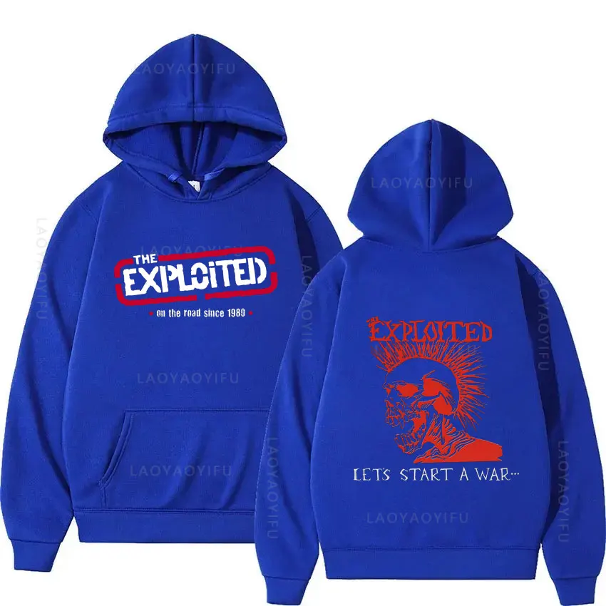 THE EXPLOITED Theme Men's Clothing Hooded Shirt Sweatshirts New Hoodies & Y2k Hoodie Hoody Sweatshirt Autumn Essentials Graphic