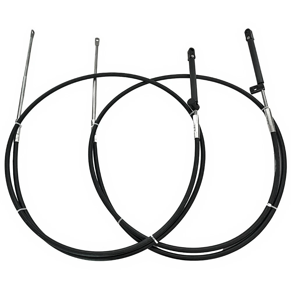 Marine remote throttle acceleration cable assembly 881104A18 for installing GEN II throttle cable on top of Mercury 18FT 2PCS