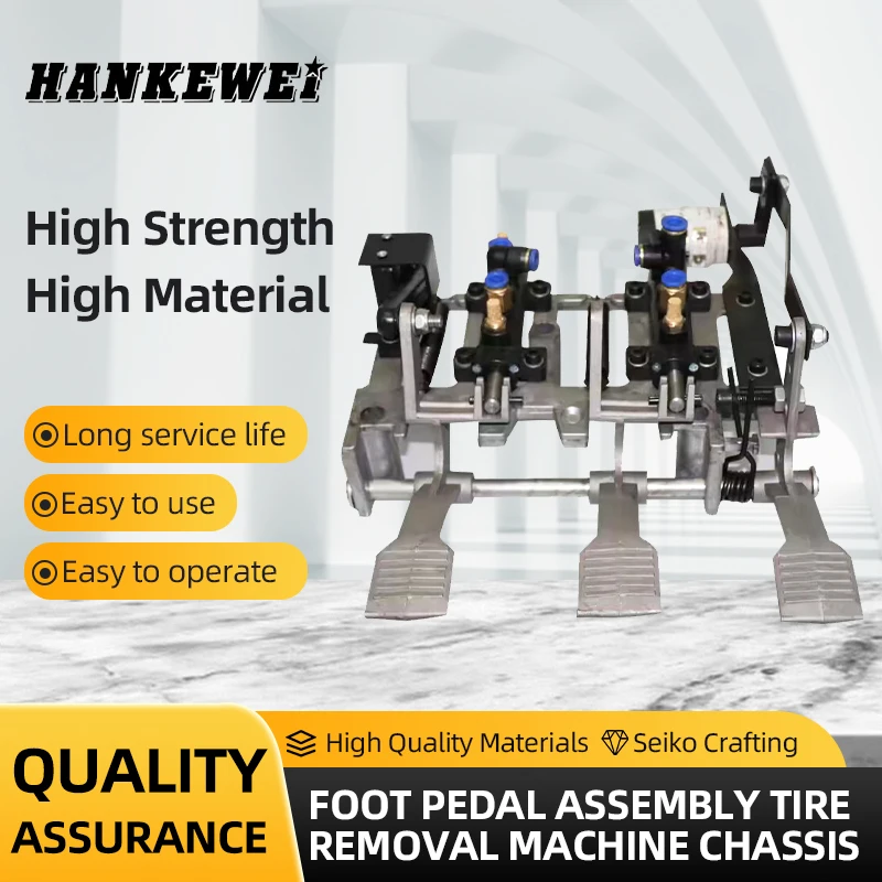 

Foot Pedal Assembly Tire Removal Machine Chassis Accessories Aluminum/steel Frame 3-legged/4-pedal with Switch