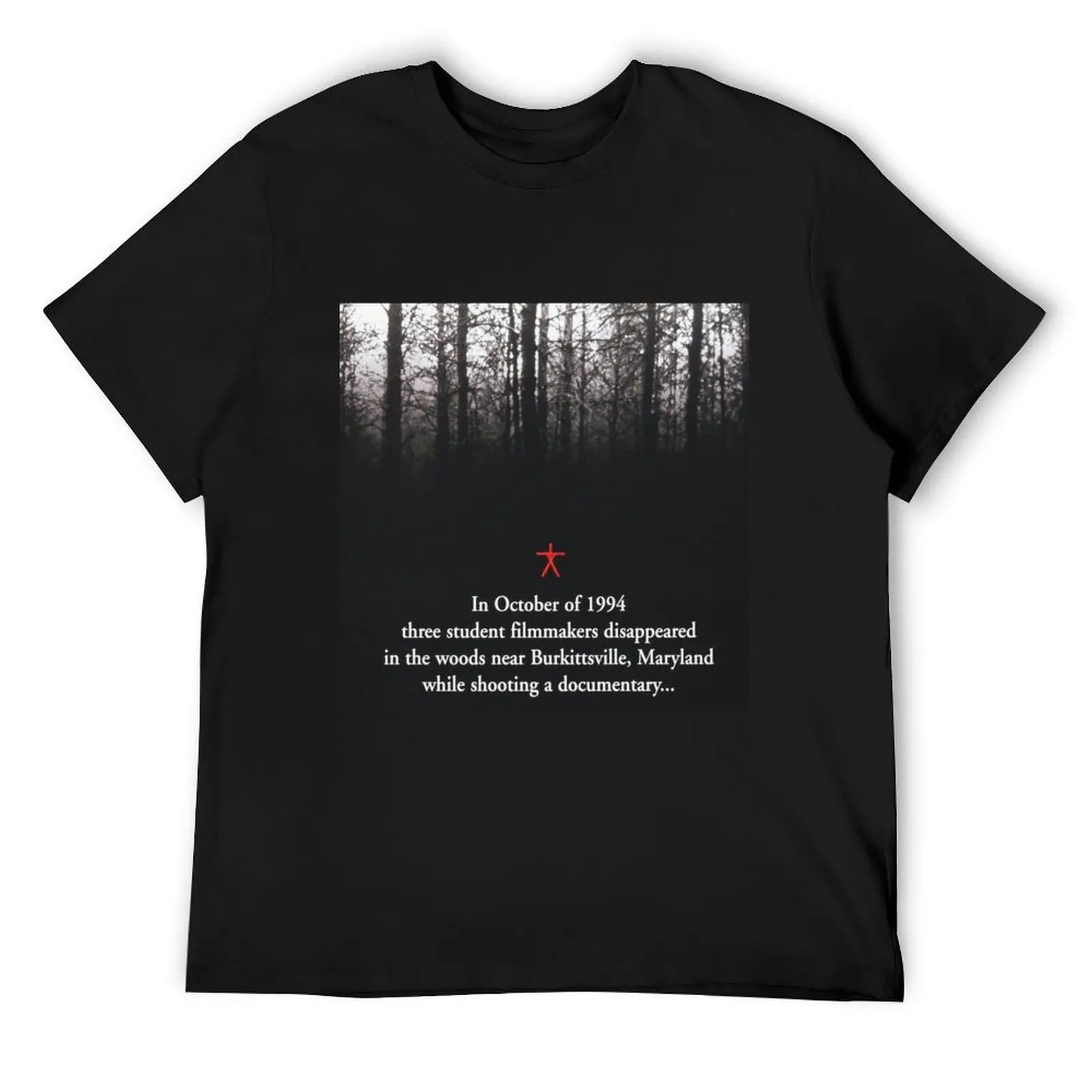 

THE BLAIR WITCH PROJECT T-Shirt Short sleeve tee custom shirt workout shirts for men