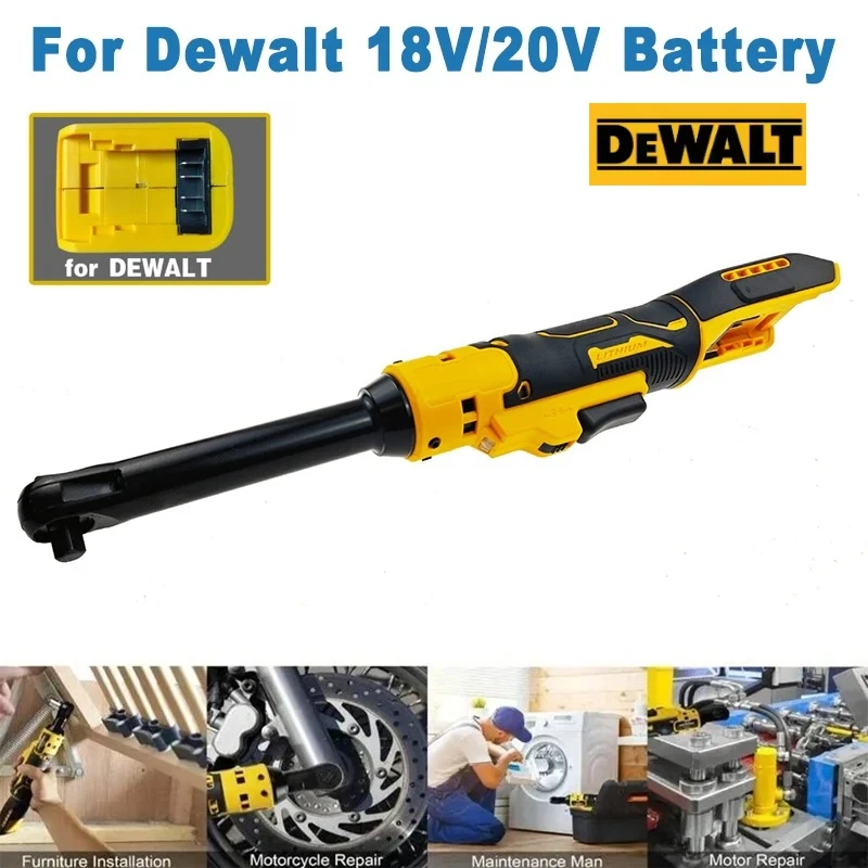 

Электрический гайковерт DEWALT, 6 дюймов, с удлинительной головкой 3/8 дюйма, для демонтажа гаек, 220 Н·м. Беспроводной приводной инструмент M для аккумуляторов DEWALT