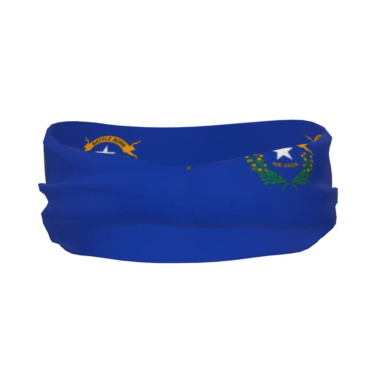Custom Flag Of Nevada Sport Headbands for Women Men Stretchy Moisture Wicking Gym Sweatband image 3