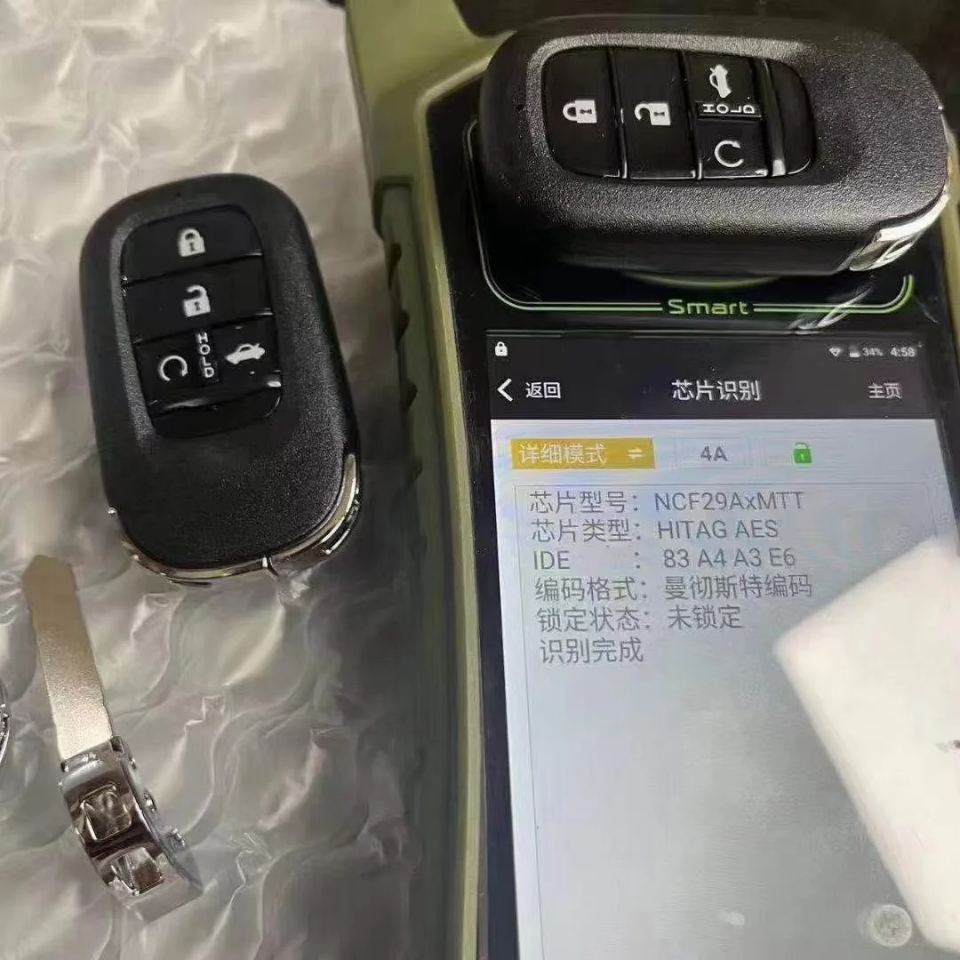 Llave remota inteligente sin llave para coche, para Honda Accord Civic CRV Pilot HRV BRV ZRV XRV WRV ODYSSEY, llave remota para pasaporte