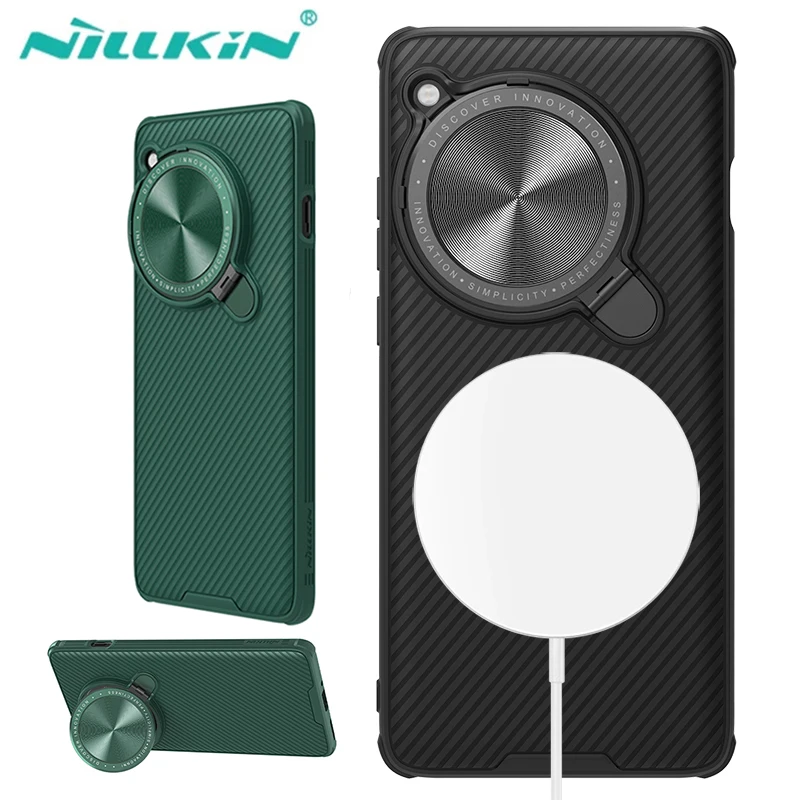 

NILLKIN Magnet PC Camera Protector Phone Case Cover On For One Plus 12 13 5G Global Oneplus12 Oneplus13 256/512 For Magsafe