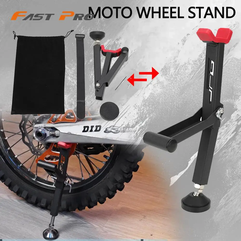 Motorcycles Rear Wheel lift Stand Paddock Stand Portable Single Sided Front Support Foldable Tire Repairing Tool For KTM HONDA