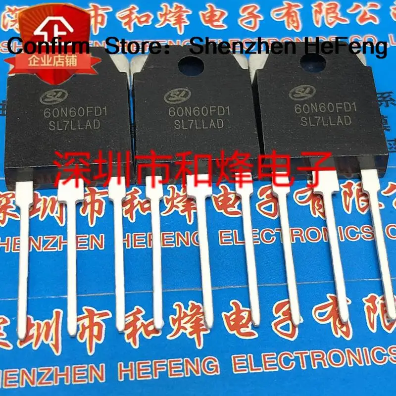 100PCS 60N60FD1 SGT60N60FD1PN   TO-3P 600V 60A  NEW AND ORIGINAL