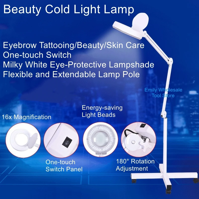 

Cross big head large bracket cold light LED beauty salon manicure tattoo light eyelash tattoo eyebrow beauty cold light