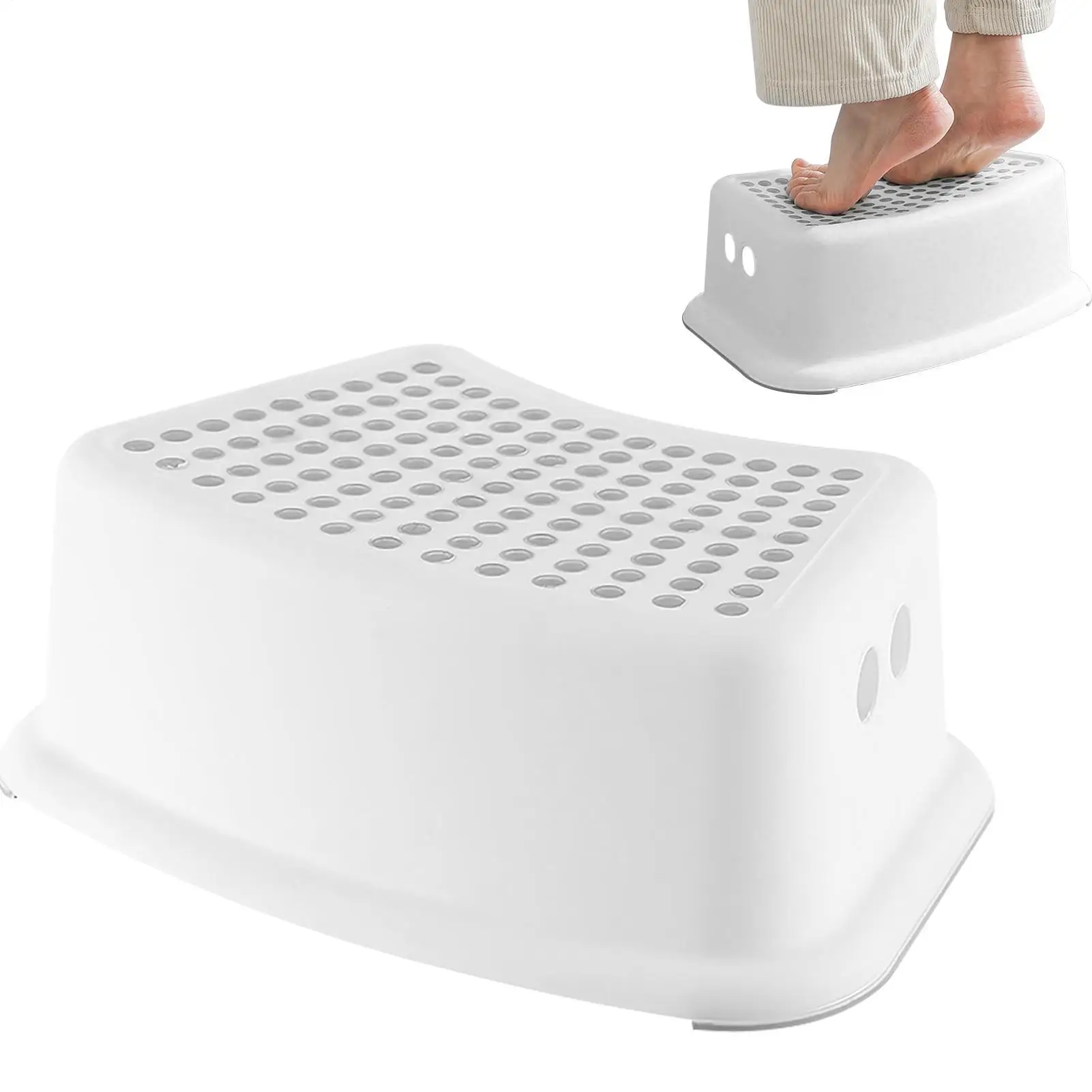 Multifunctional Squatting Toilet Stools Non-slip Bathroom Potty Step Stool Stable Squatting Pad Footstool For Elderly Kids