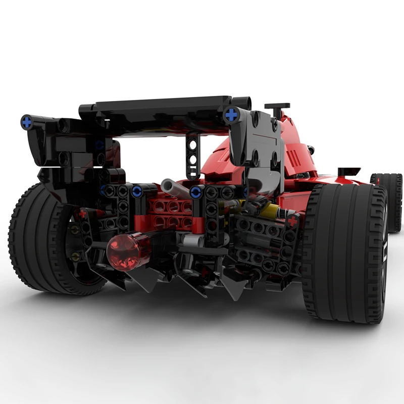 1320PCS MOC Modern Single Seater Racecar Removable Body Panels DIY Model Building Blocks Premium Birthday Toys Gift for Adults