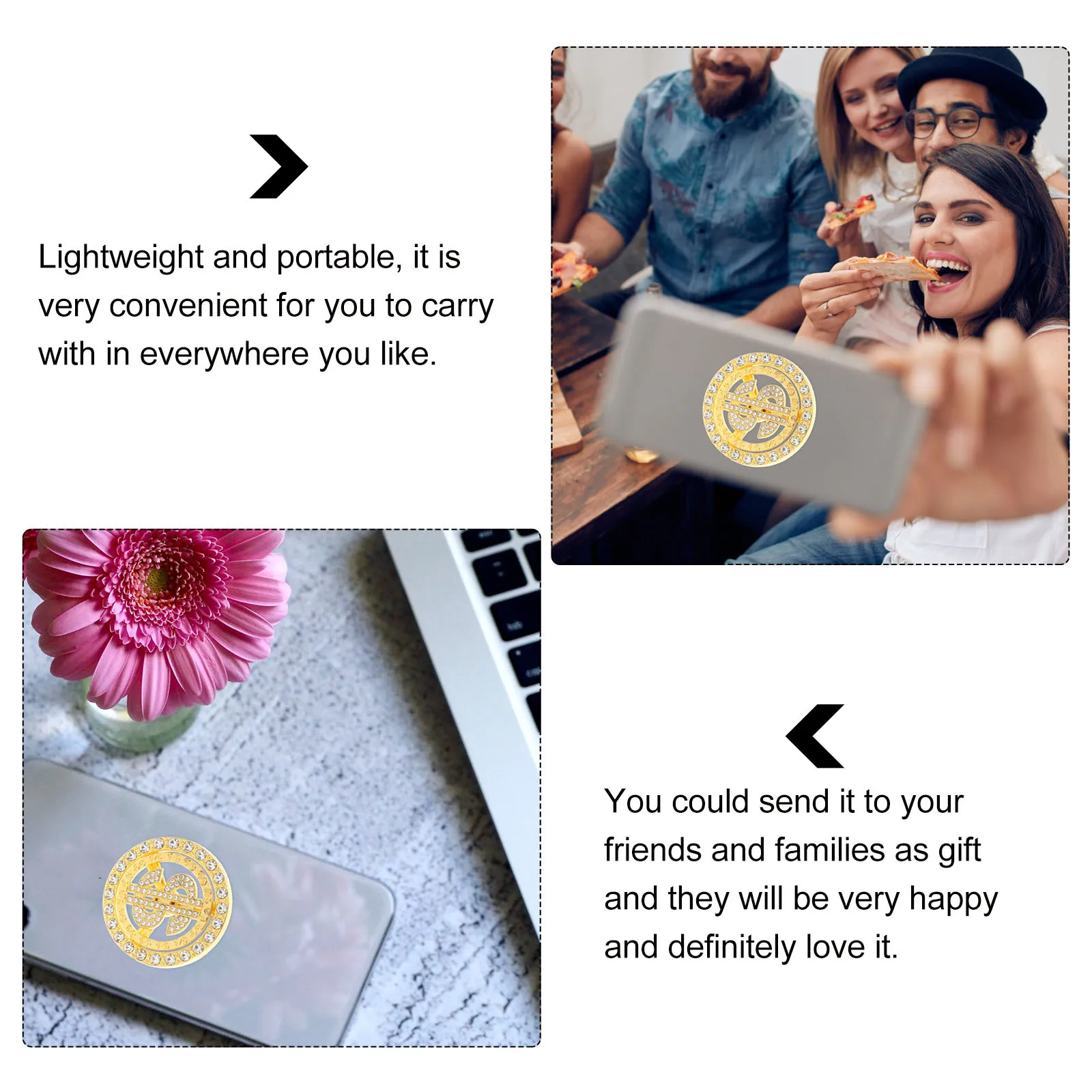 

2Pcs Turntable Gyro Mini Special Us Dollar Symbol Appearance Easy Operation Lovely Decor Plaything for Kids Adults