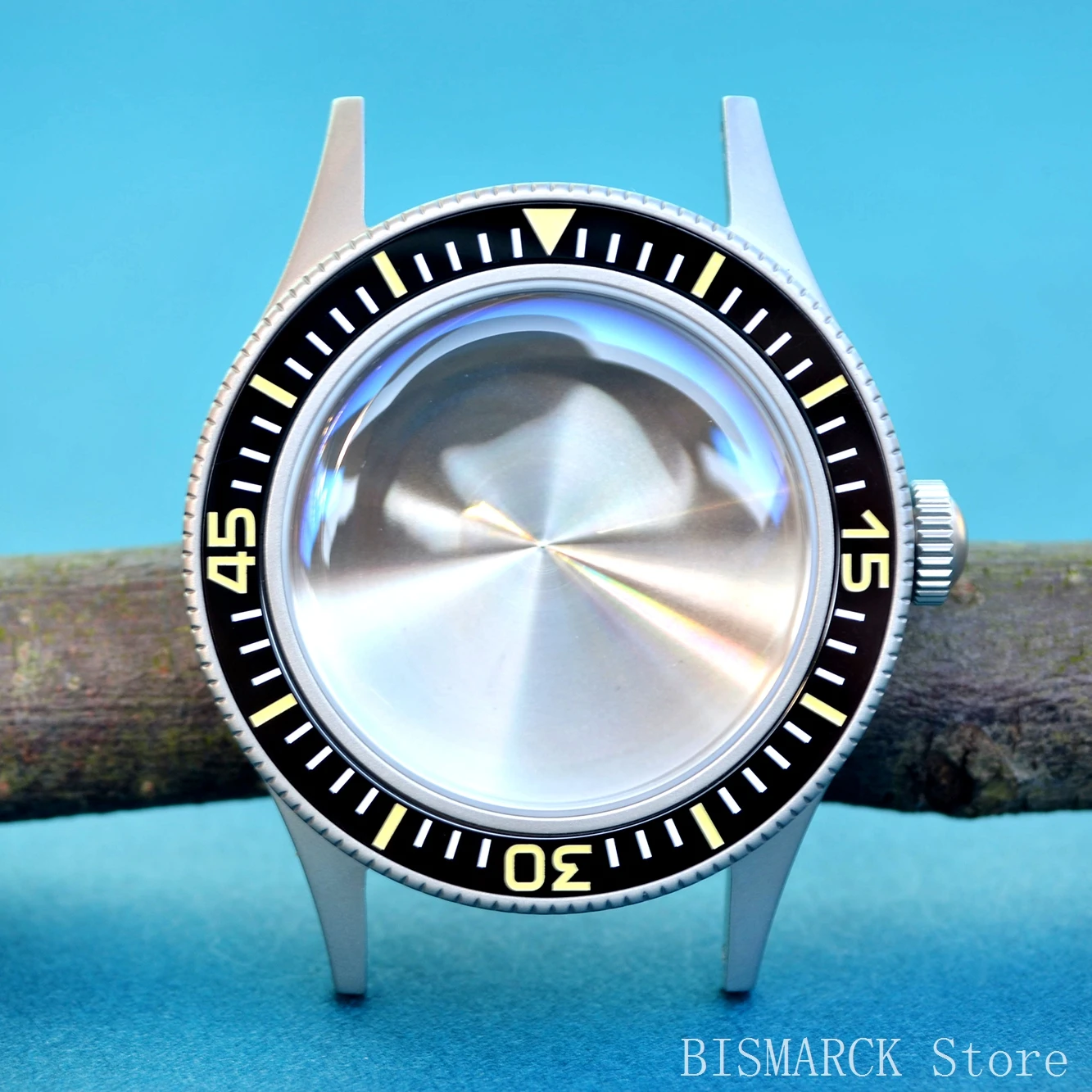Retro Case NH35 Movement Case Full Luminous Ceramic Outer Ring THORN Quality Watch Case Accessories