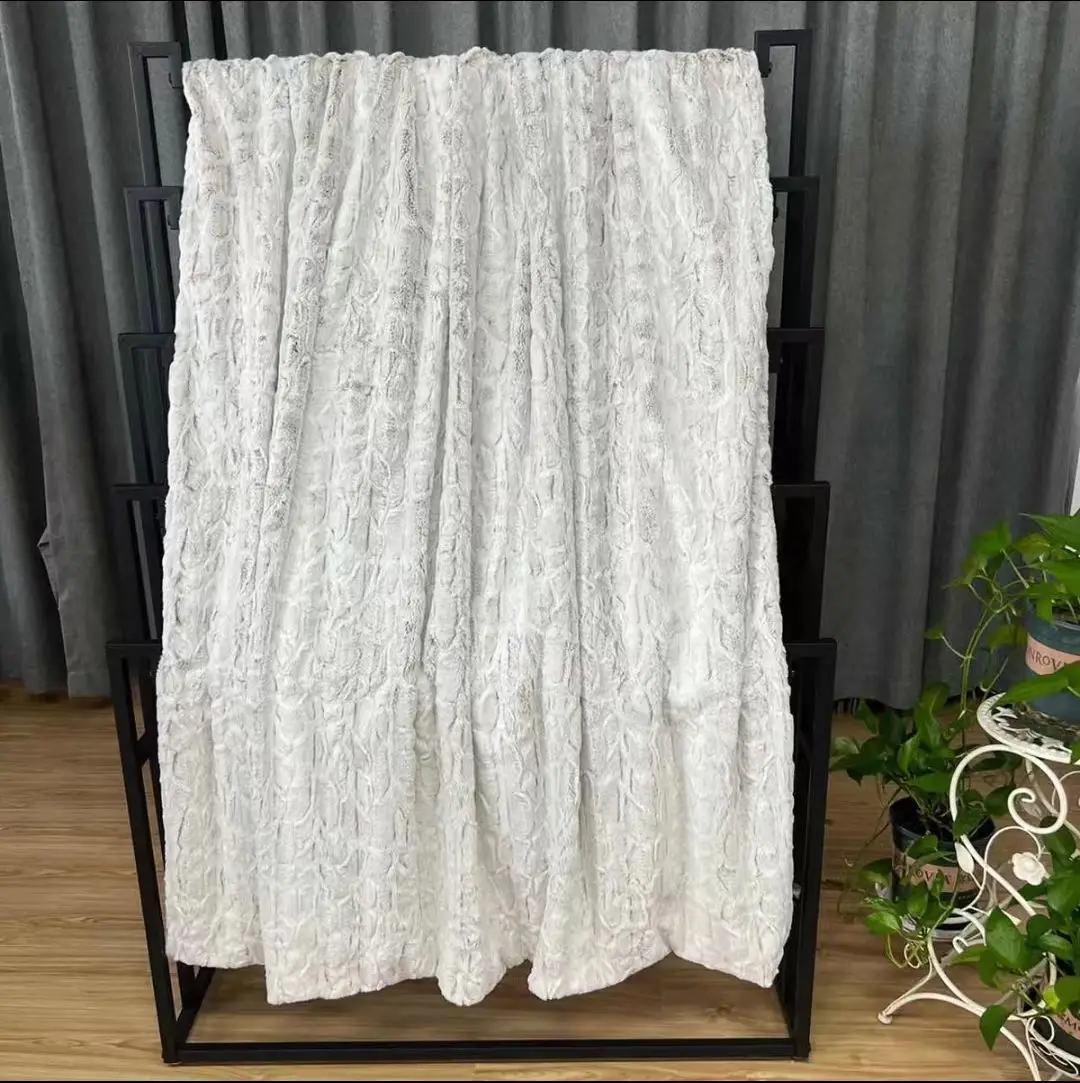 

150*200 см толстое зимнее одеяло для отдыха, чехол для дивана, серое одеяло с леопардовым принтом, имитация мягкого сна, 100% полиэстер