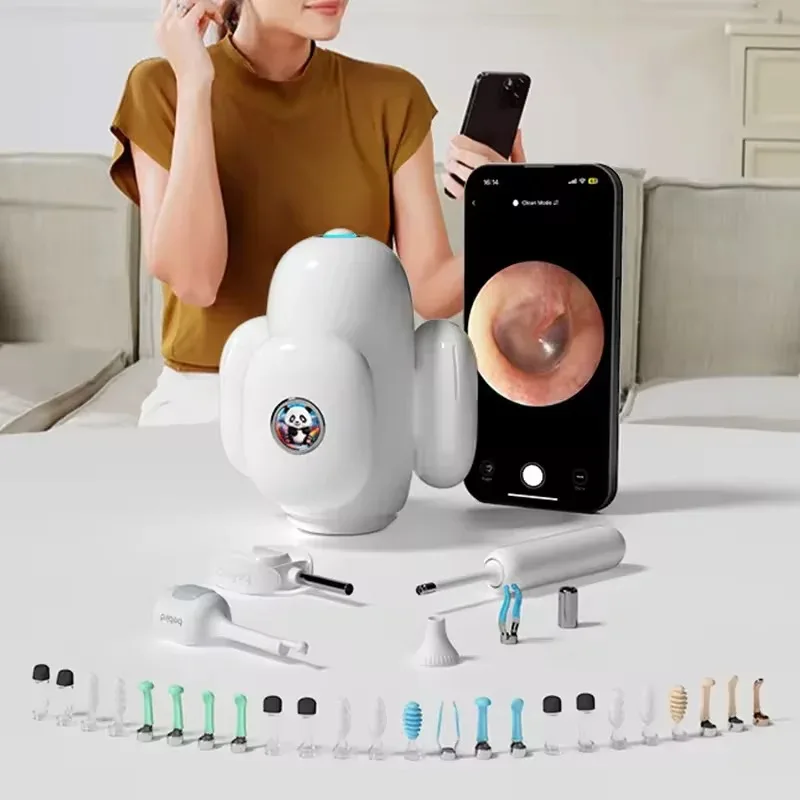 Home 30s Visual Ear Cleaner Ultraviolet Disinfection World's 1st Delicate Kit for Ear Care Tailore for the Whole Family