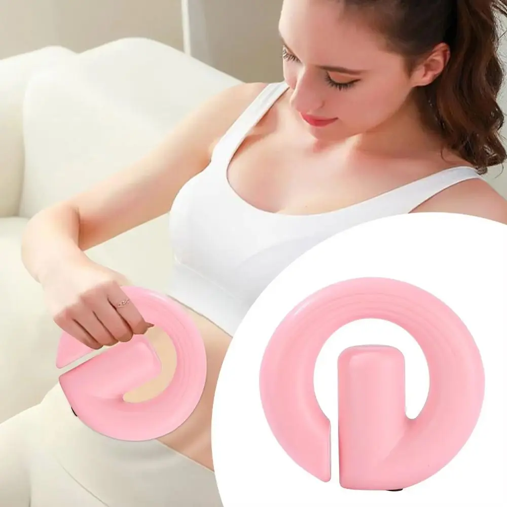 Portable Cordless Massager Ring Ergonomic Adjustable Speed Handheld Massage Tool with Belt Low Noise Muscle Handheld Massager