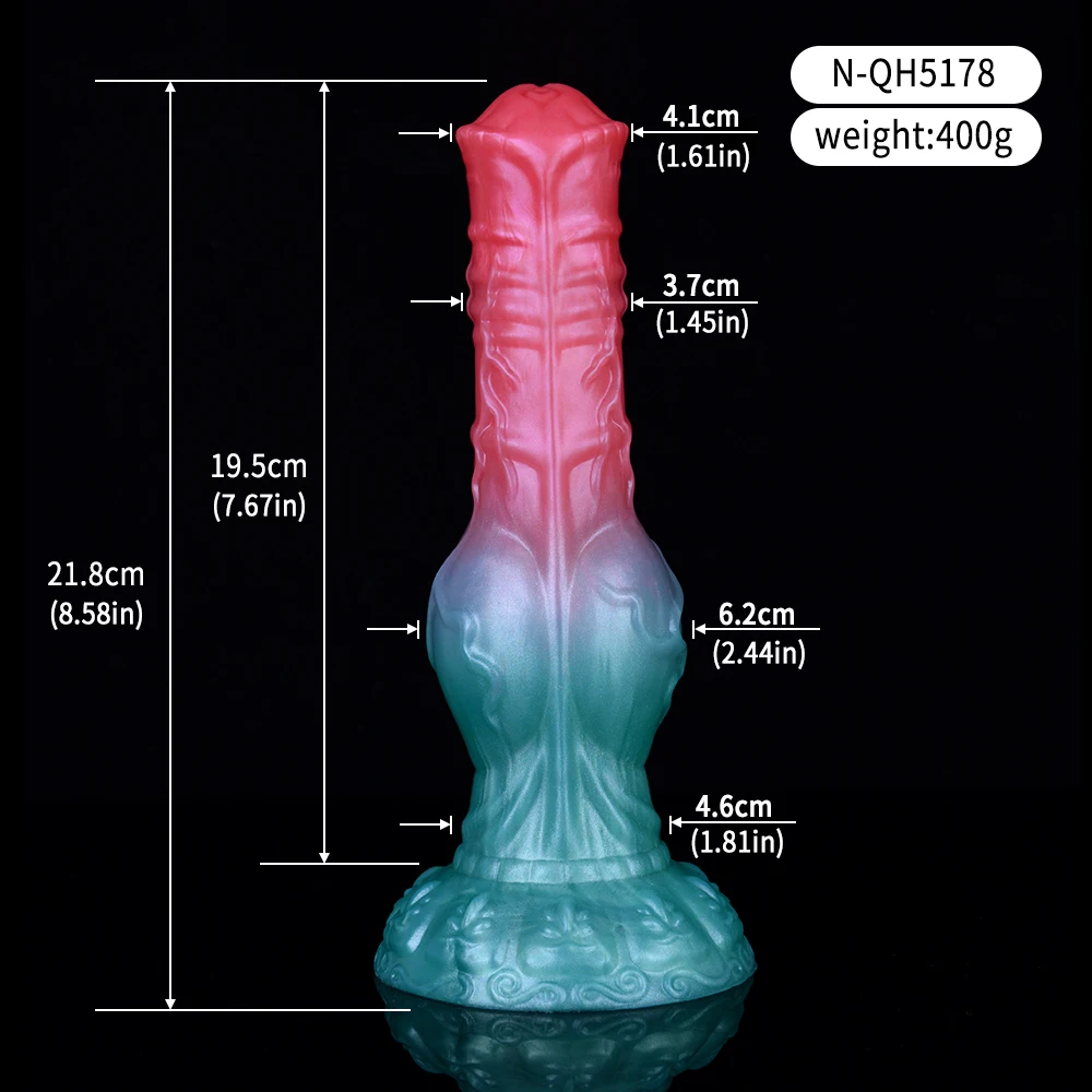 FAAK Silicone Large Penis Anal Plug Fantasy Dog Knot Dildo With Sucker Sex Toys For Women Men Female Masturbator Big Dong