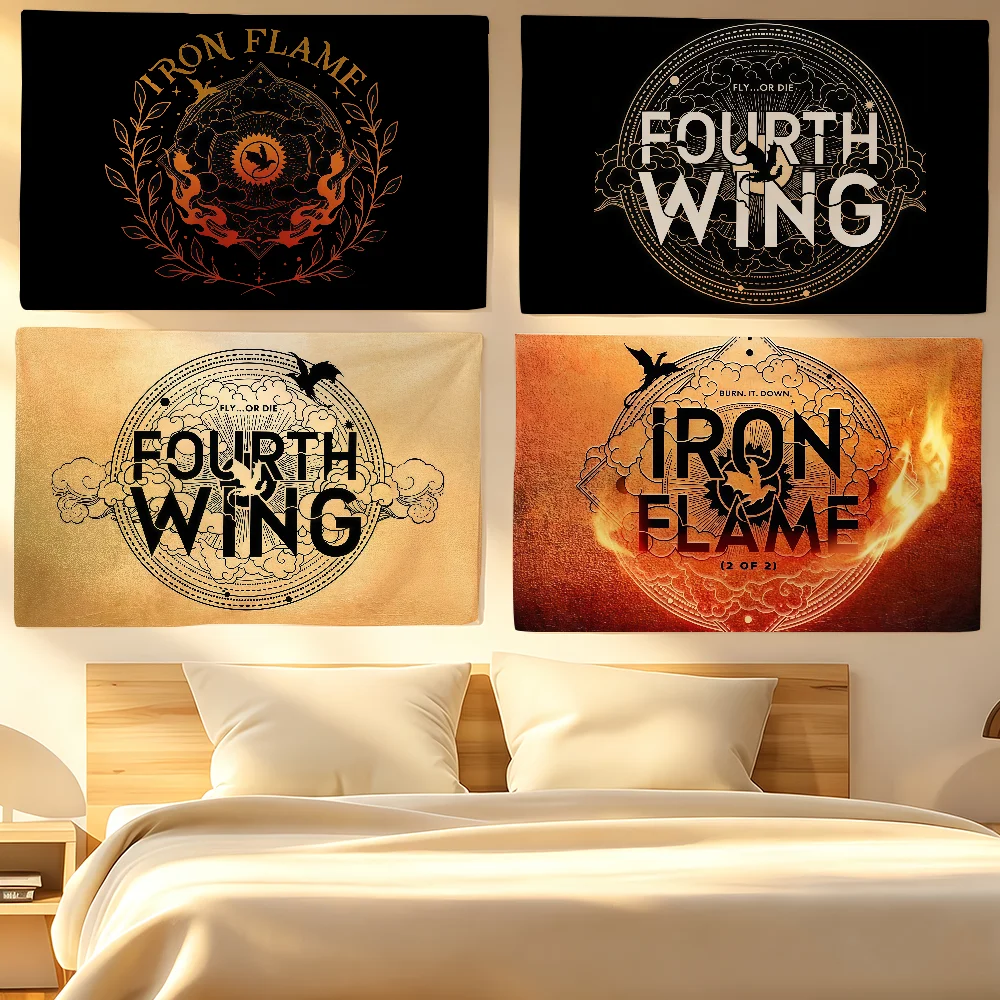 Novel F-Fourth W-Wing flag For Living Room Home Dorm Decor Wall Outdoor Camping Party Banner Gifts