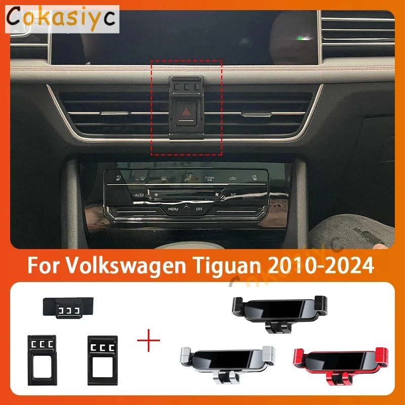 Auto-Handyhalterung für Volkswagen Tiguan 2010-2024, 360 Grad drehbare GPS-Spezialhalterung, Zubehör